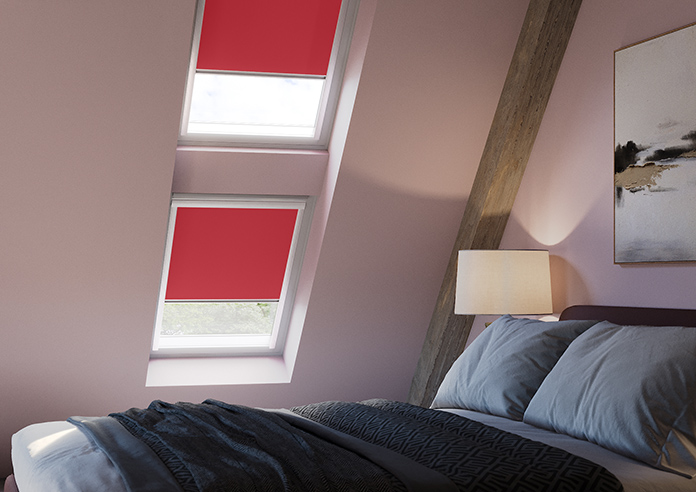 Blackout Roller, Flame (Blackout) - Loft Blind - Image 3